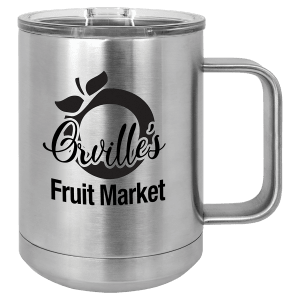 Polar Camel 15 oz. Vacuum Insulated Travel Mug with Slider Lid