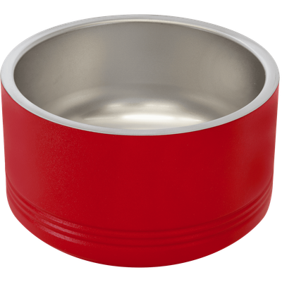 Polar Camel 18 oz. Small Red Pet Bowl