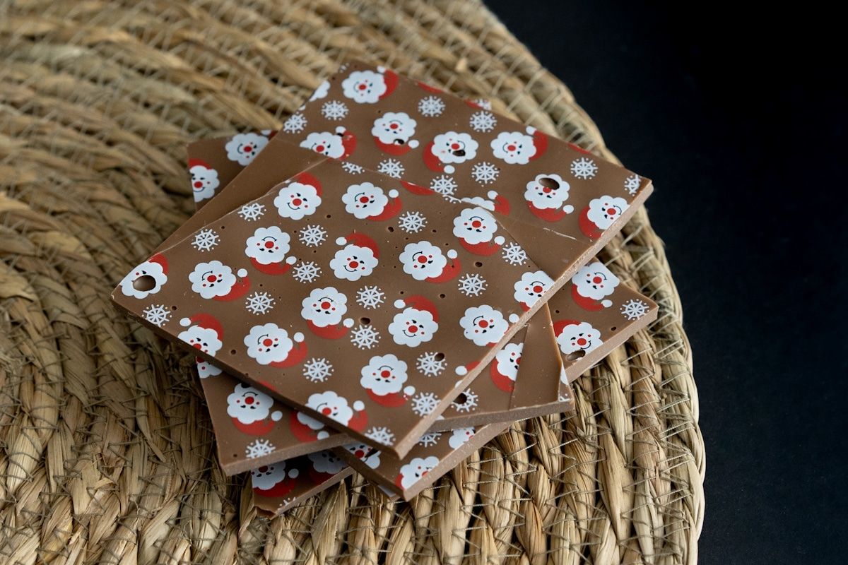 Vollmilch-Bruchschokolade Weihnachten – mit Weihnachtsgewürzen – Chocolaterie Die Ise Hamburg