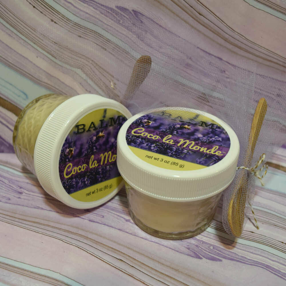 Coco la Monde Lavender Balm Glass Jar