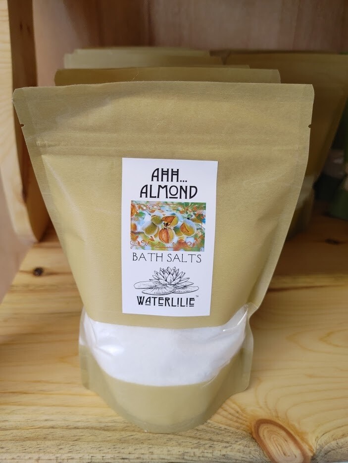 Waterlilie Ahh... Almond Bath Salts Small