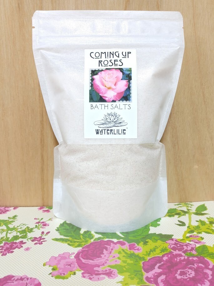 Waterlilie Coming Up Roses Bath Salts Small