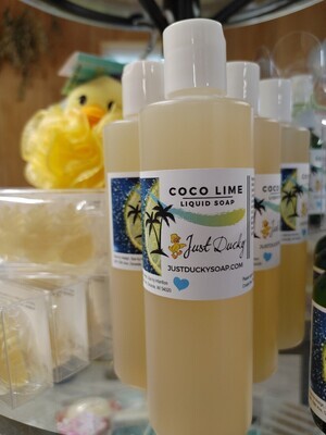 Coco Lime Liquid Soap 8oz