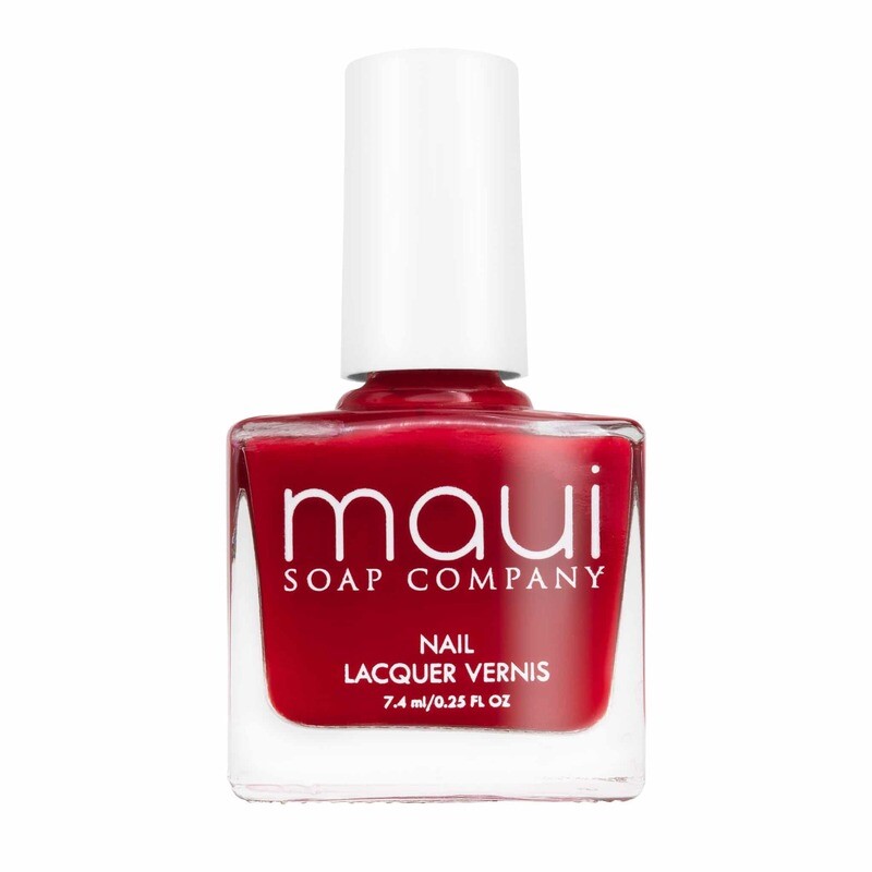 Maui Nail Polish Hot Lava Red
