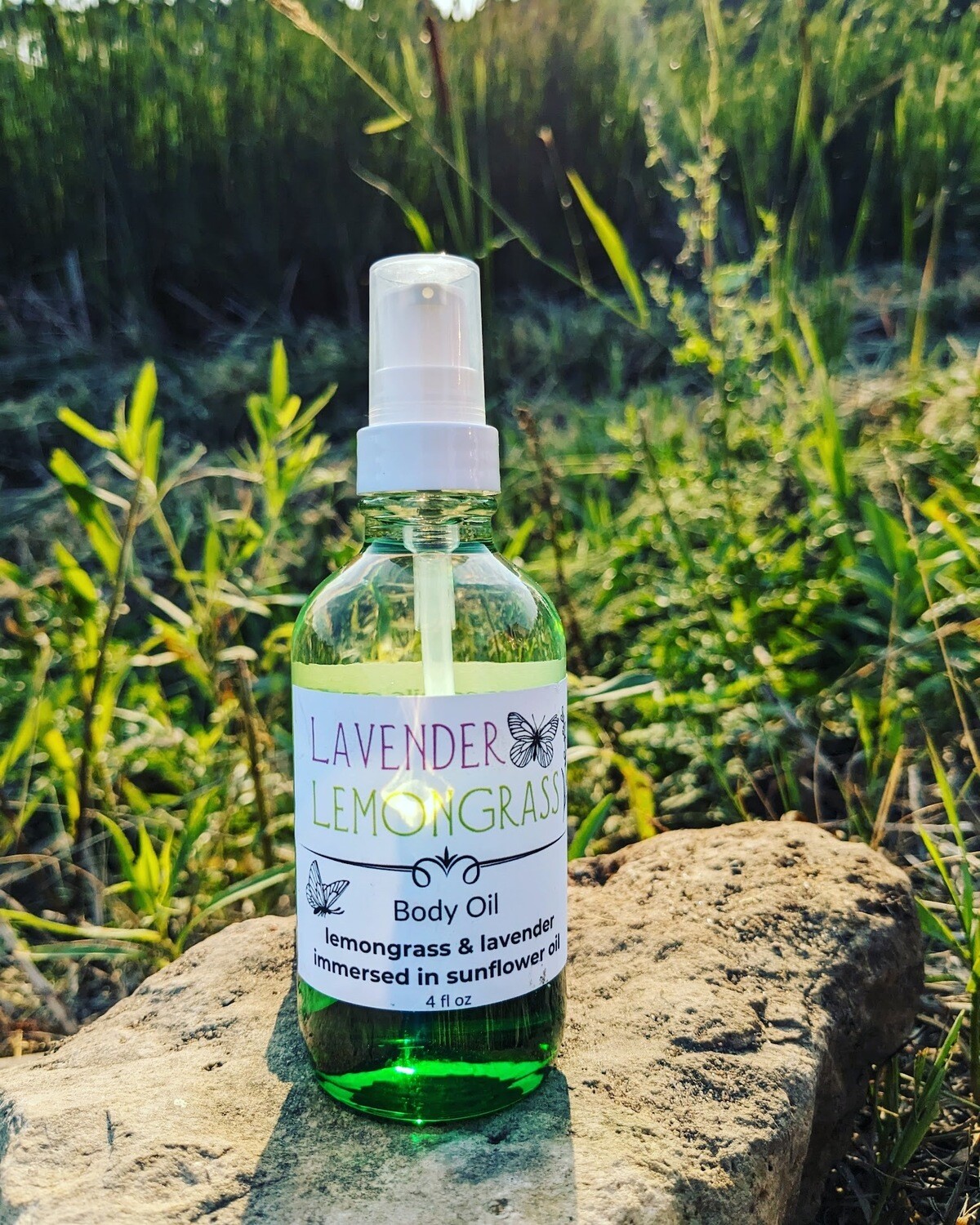 Lavender Lemongrass Body Oil 4 oz