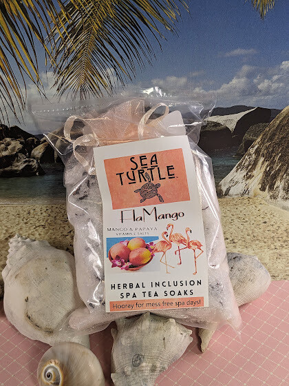 Sea Turtle FlaMango Spa Tea Soaks