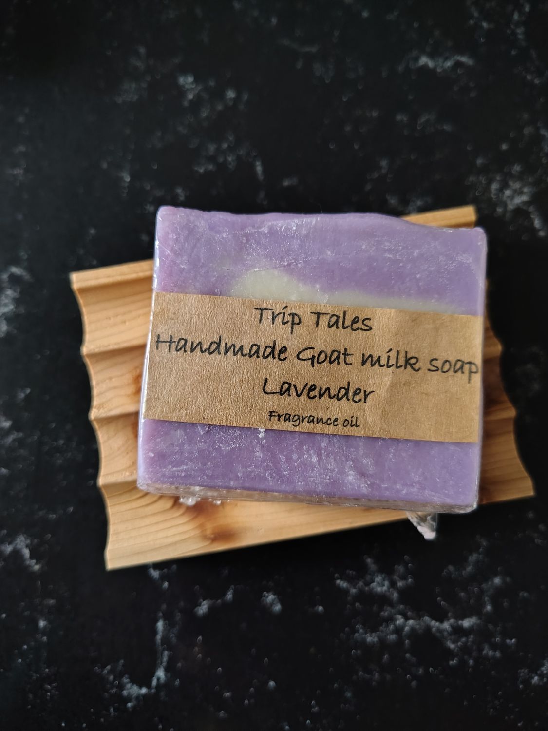 Trip Tales Goat Milk Soap, Selection: Lavender