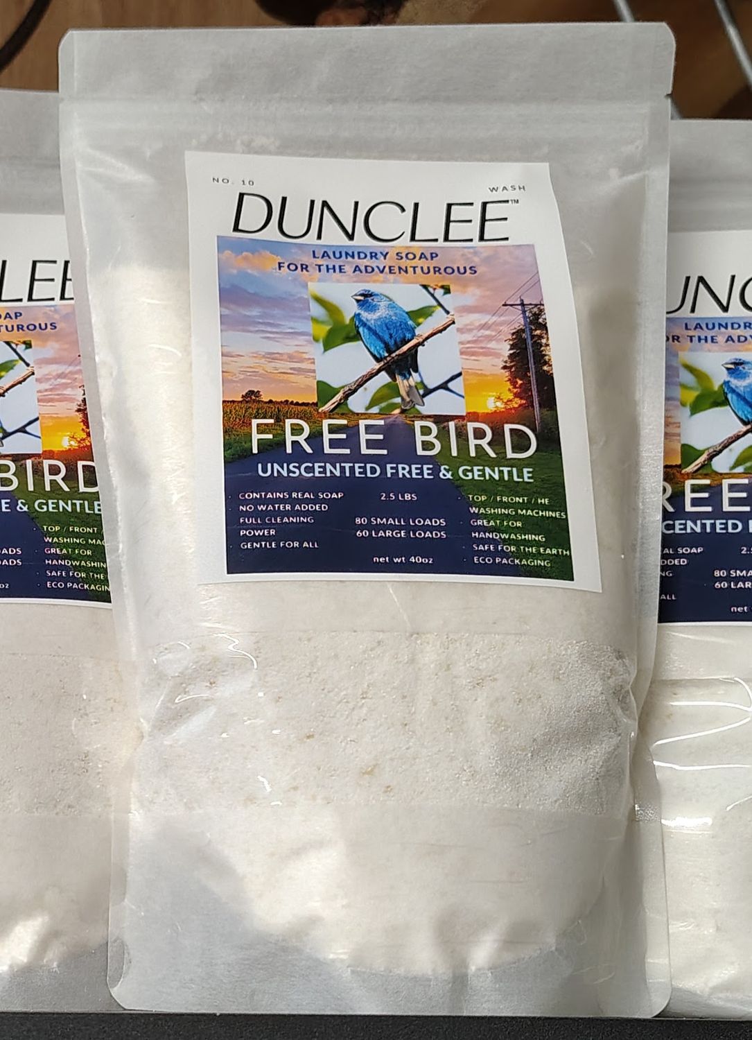 DUNCLEE™ Laundry Free Bird Unscented 30-40 Loads