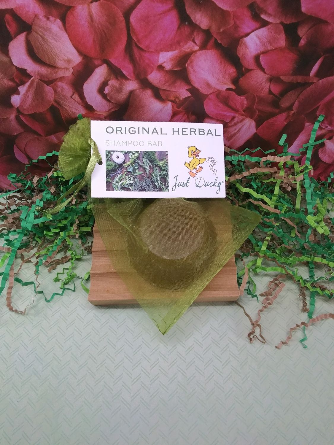 Original Herbal Jojoba Oil Shampoo Bar Small Puck
