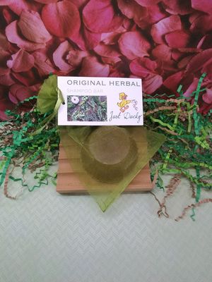 Original Herbal Jojoba Oil Shampoo Bar Large Puck