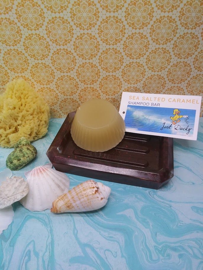 Sea Salted Caramel Shampoo Bar Small Puck