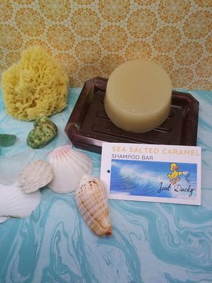 Sea Salted Caramel Shampoo Bar Large Puck