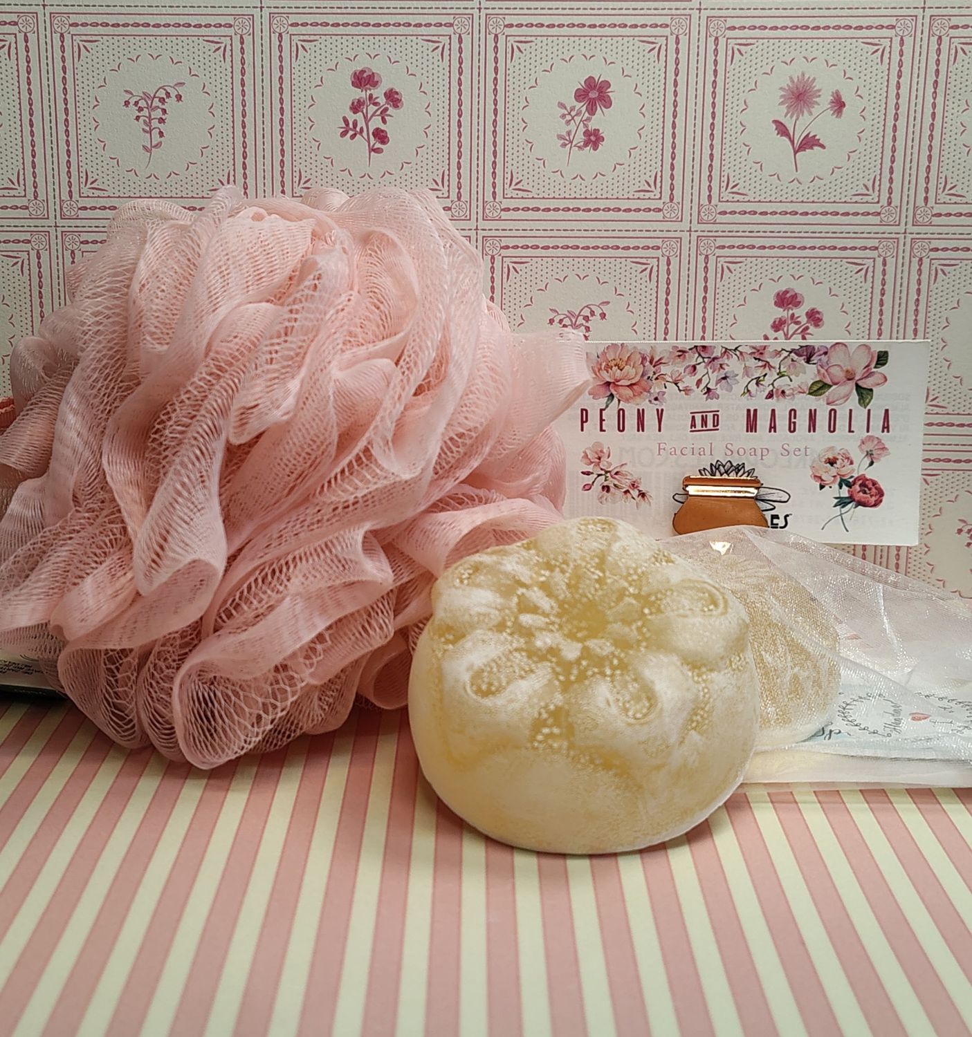 Facial Bar Soap Set Peony &amp; Magnolia