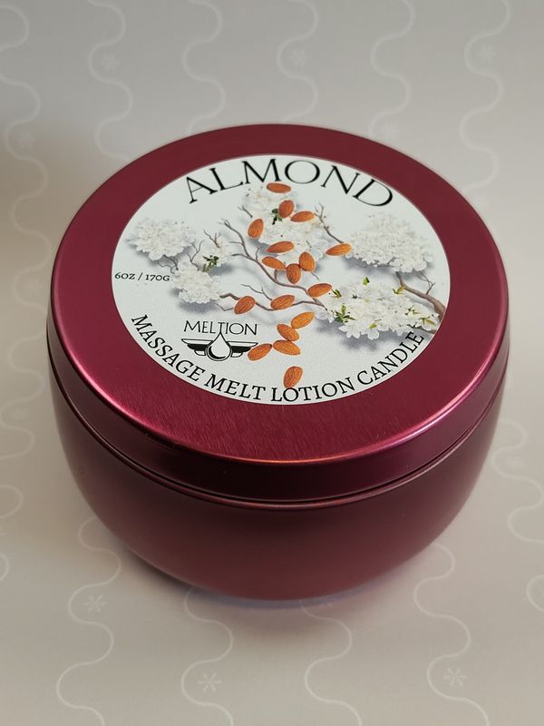Almond Massage Melt Lotion Candle 6 oz