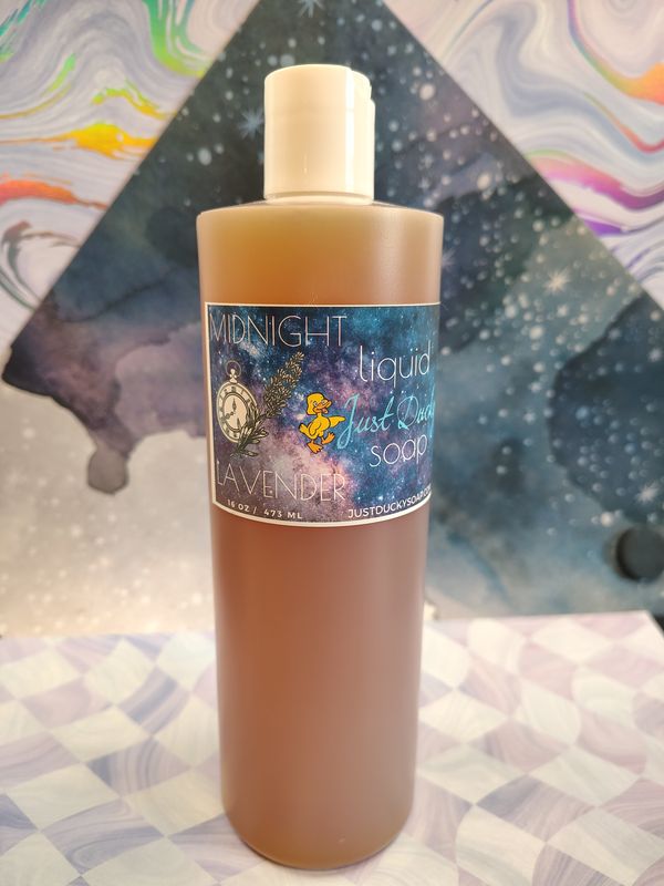 Midnight Lavender Liquid Soap 16oz Lg
