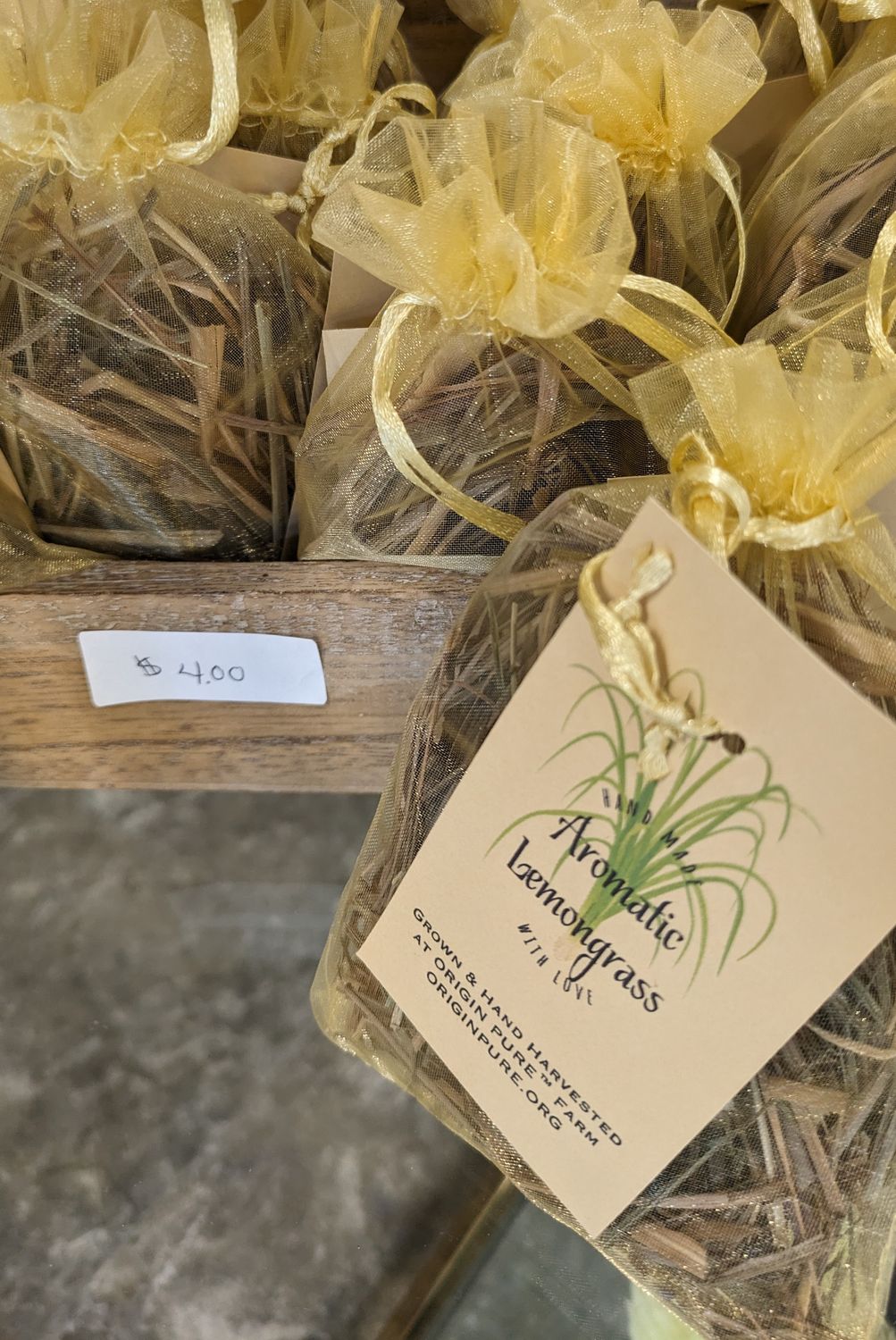 Aromatic Lemongrass Herb Sachet