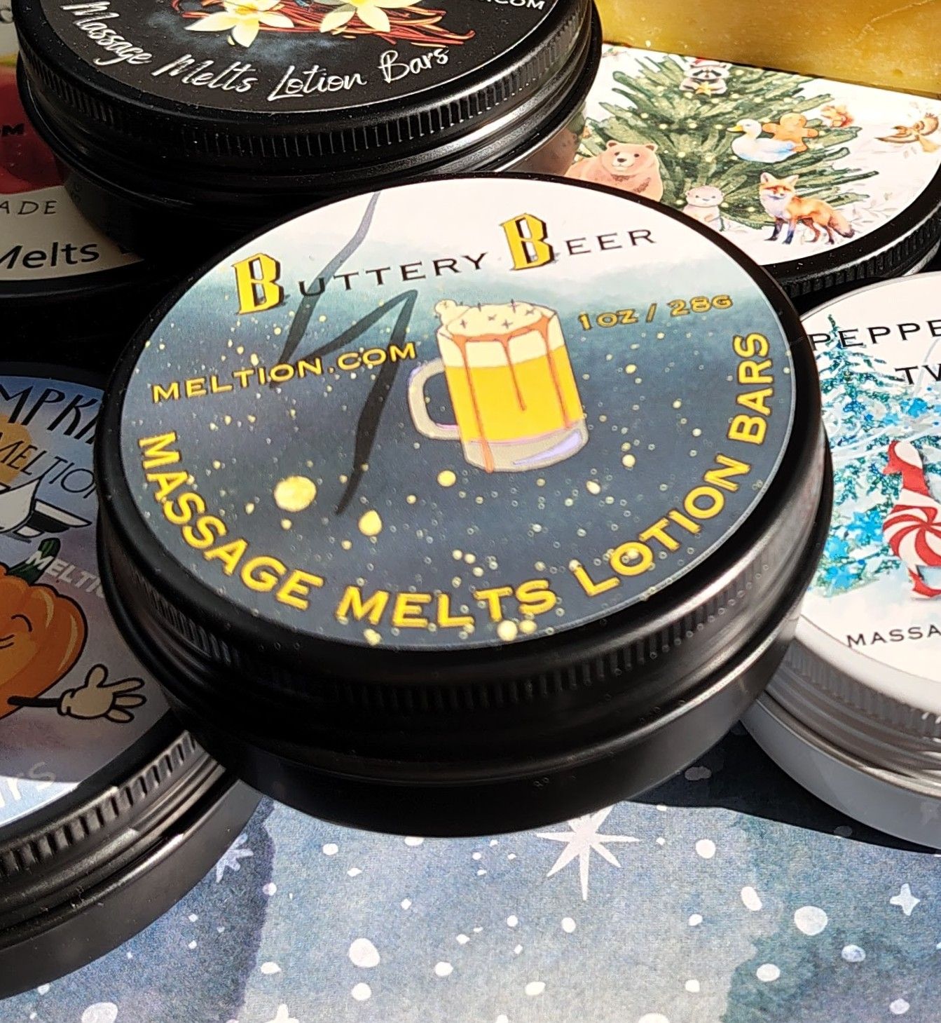 Buttery Beer Massage Melts Lotion Bars