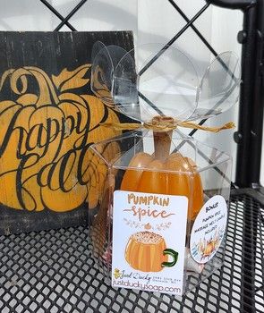 Pumpkin Spice Pumpkin Soap + Pumpkin Spice Massage Candle