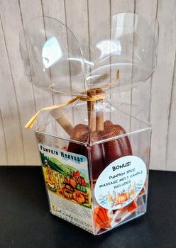 Pumpkin Harvest Pumpkin Soap + Pumpkin Spice Massage Candle