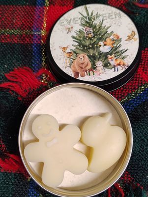 Evergreen Ducky + Gingerbread Friend Lotion Bars