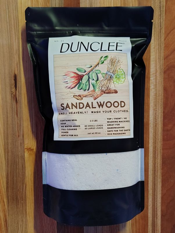 DUNCLEE® Laundry Sandalwood 60-80 Loads