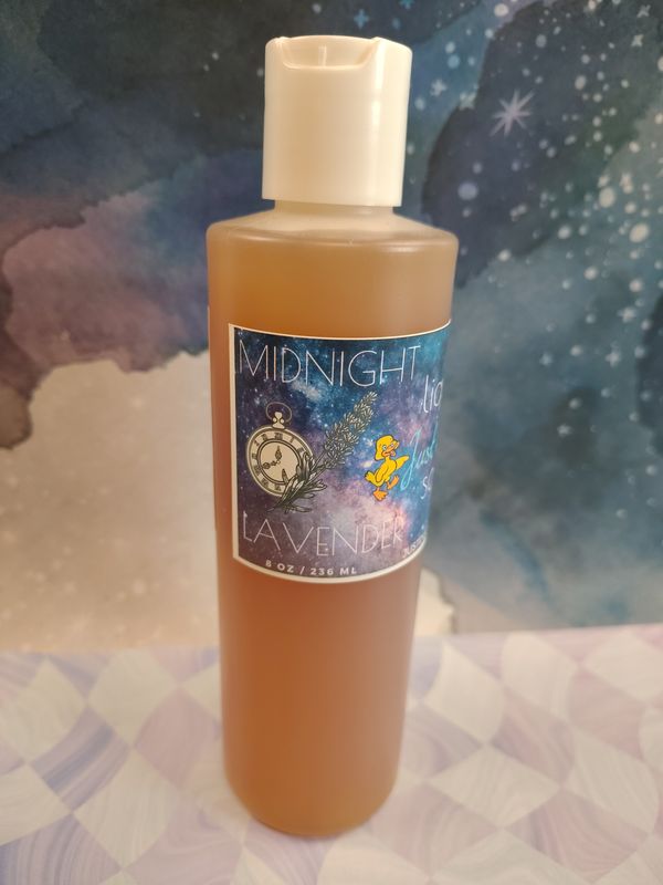Midnight Lavender Liquid Soap 8oz Sm