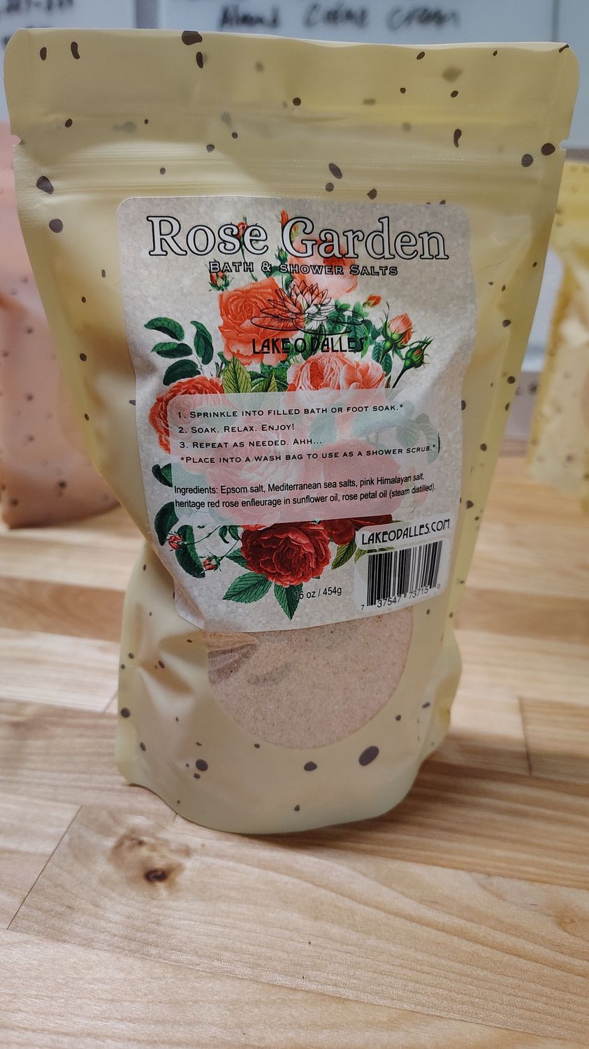 Rose Garden Bath &amp; Shower Salts