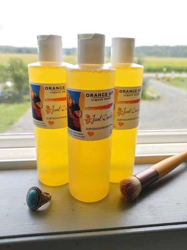 Orange Hit Liquid Soap 8oz