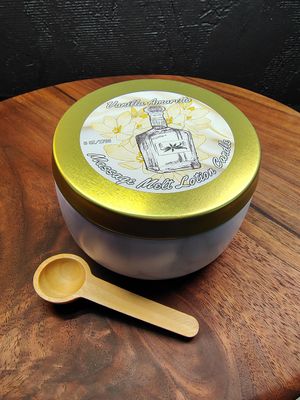 Vanilla Amaretto Massage Melt Lotion Candle