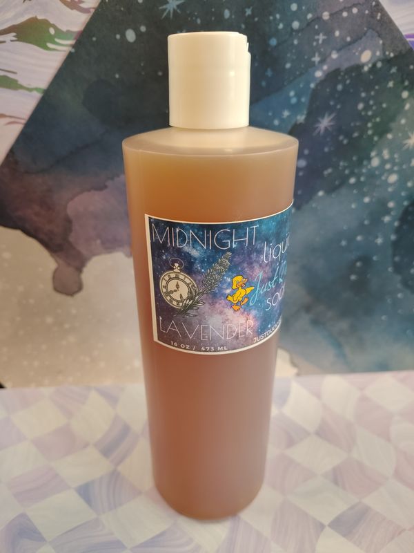 Midnight Lavender Liquid Soap 16oz Lg