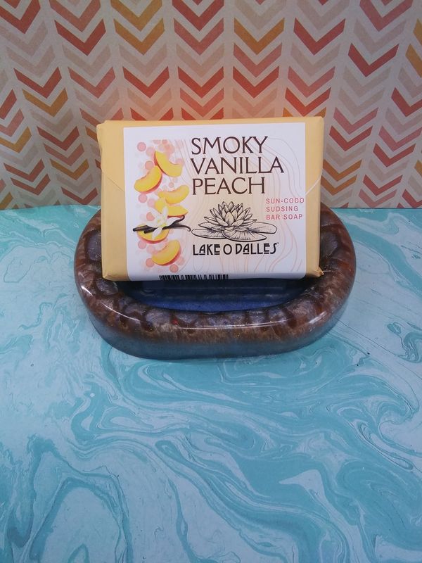 Smoky Vanilla Peach Bar Soap