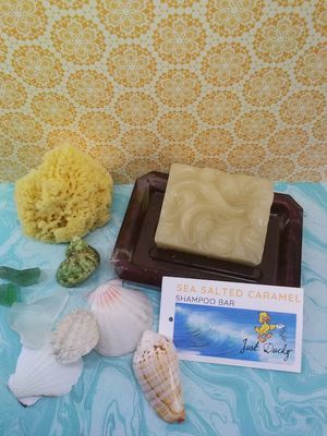 Sea Salted Caramel Shampoo Bar Swirls