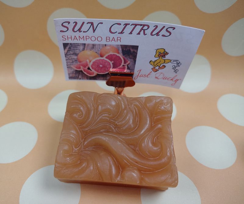 Sun Citrus Shampoo Bar Swirls