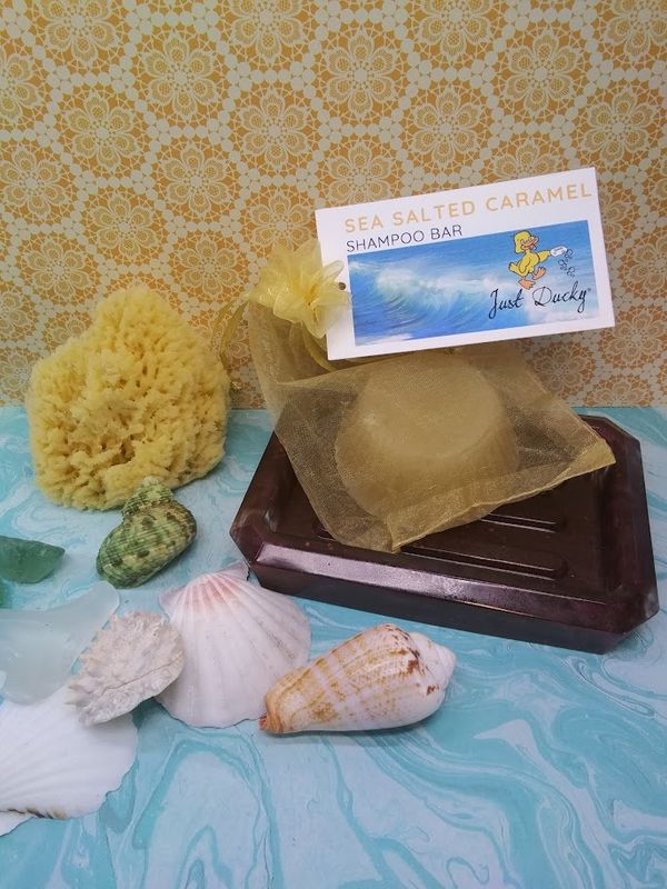 Sea Salted Caramel Shampoo Bar Small Puck