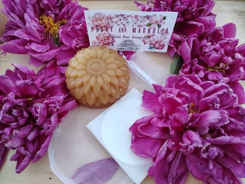 Peony &amp; Magnolia Facial Bar Soap Set 