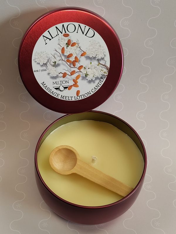 Almond Massage Melt Lotion Candle Lg