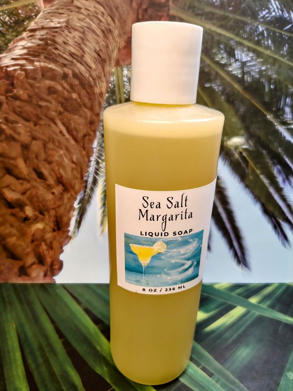 Sea Salt Margarita Liquid Soap 8 Oz