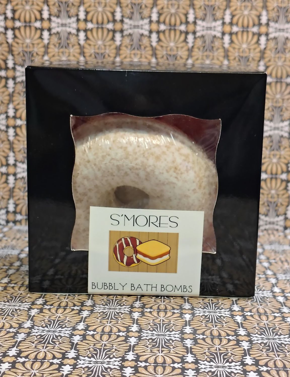S'mores BUBBLY BATH BOMB Donut