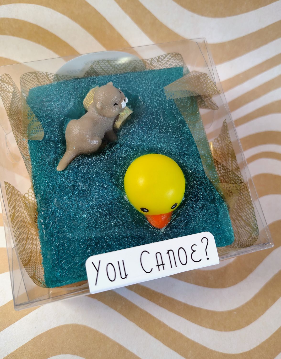 You Canoe?  White Tea Ginger + Awesome Otters Just Ducky® Soap