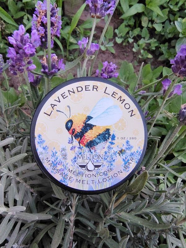 Lavender Lemon Massage Melt Lotion Bar Bee