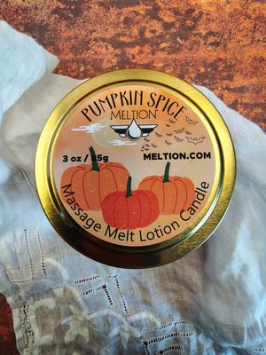 Pumpkin Pie Pumpkin Soap + Pumpkin Spice Massage Candle-