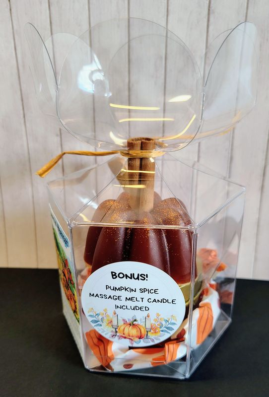 Pumpkin Harvest Pumpkin Soap + Pumpkin Spice Massage Candle