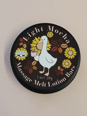 Light Mocha Massage Melt Lotion Bars Duckies