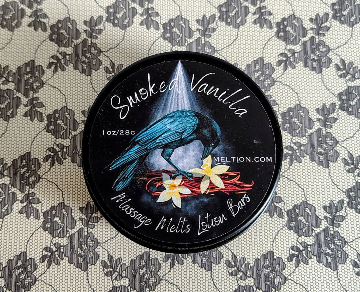 Smoked Vanilla Massage Melt Bee Lotion Bar