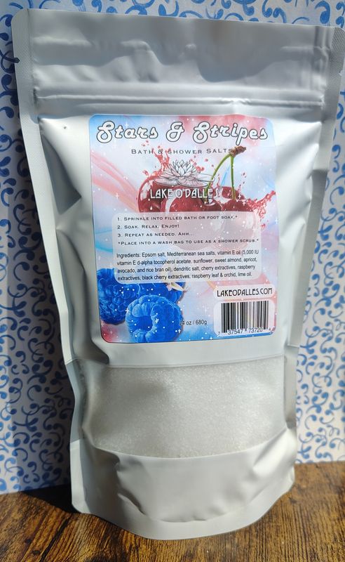 Stars and Stripes Bath and Shower Salts