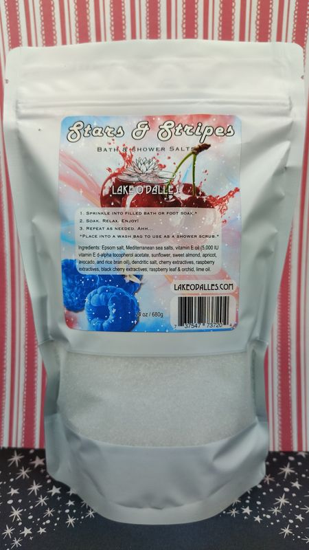 Stars and Stripes Bath and Shower Salts