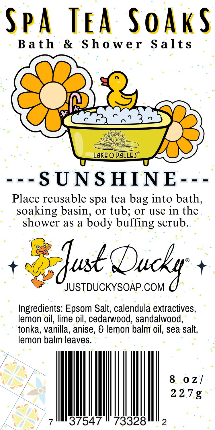 Sunshine Spa Tea Soaks Bath &amp; Shower Salts