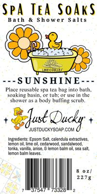 Sunshine Spa Tea Soaks Bath & Shower Salts