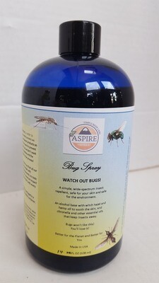 Bug Spray, Plastic Refill Bottle, 14 oz (16 fl oz)