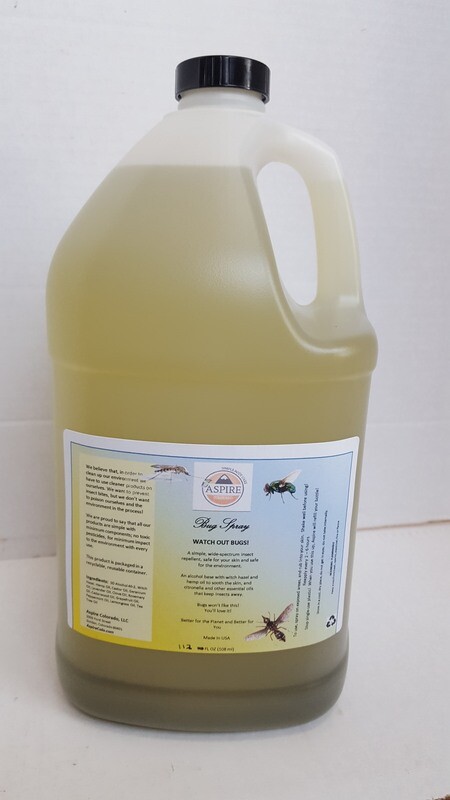 Bug Spray, Plastic Refill Jug, 1 gal